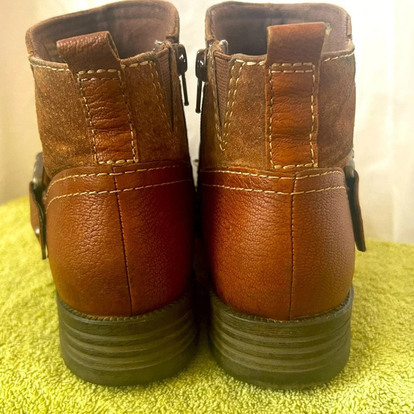 Earth Origins by Earth Womens Sz 8 Leather Short Paddock Ankle Boot - Picture 4 of 9